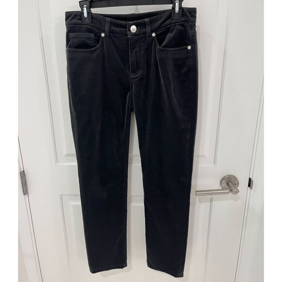 Loro Piana Mathias Gray Matte Velvet Pants Size 40 Made in Italy Slim Fit US 4